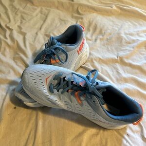 Hoka Sneakers in Blue and Orange